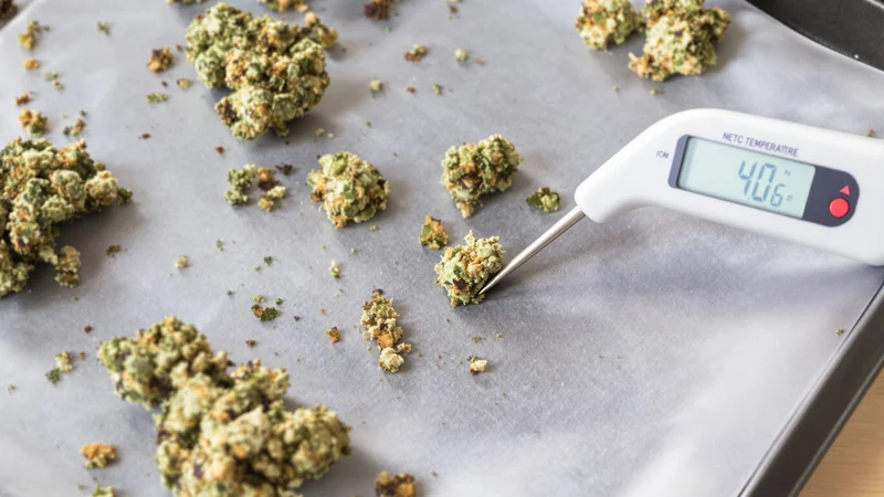 Decarboxylierungs-Temperatur-Referenztabelle