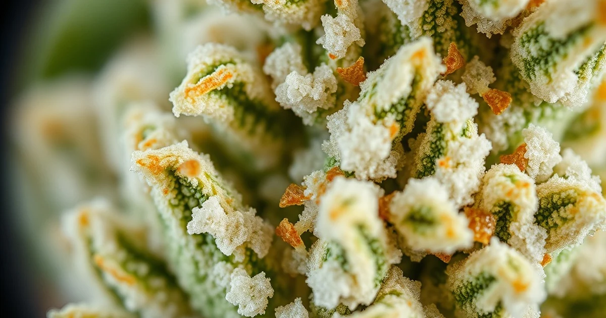 Cannabis harvest timing — trichomes under loupe perfect moment