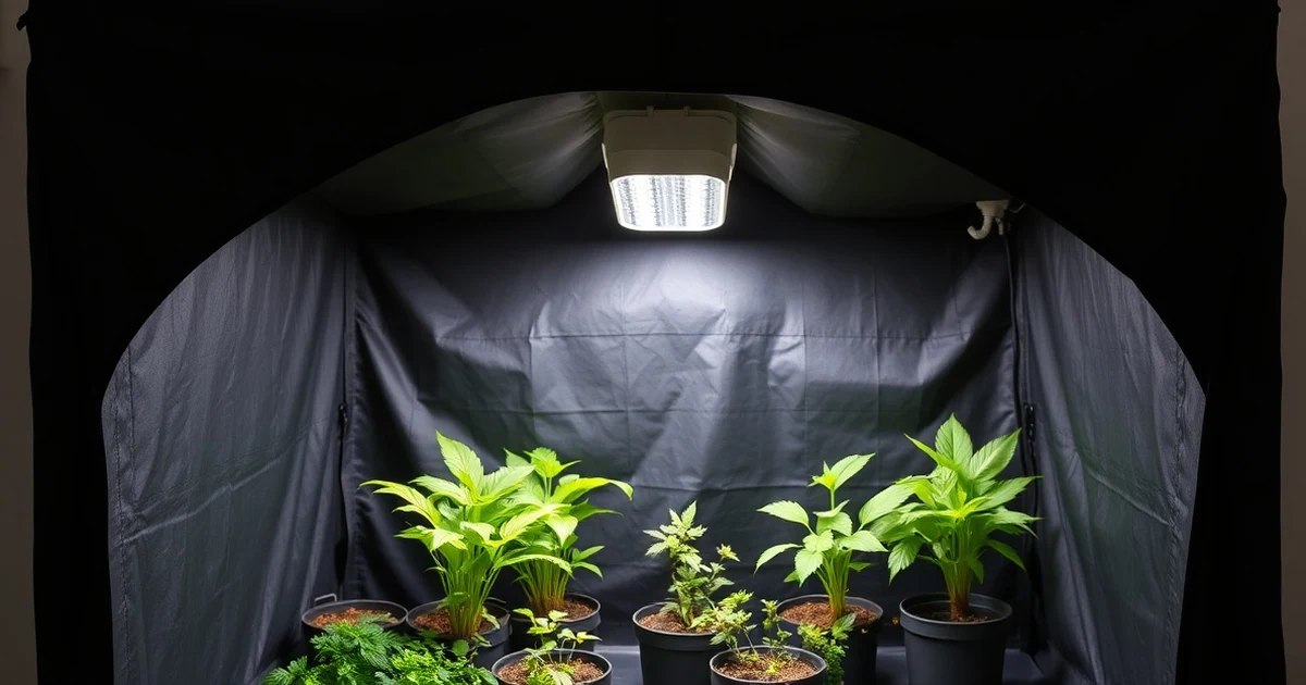 Carpa de Cultivo para Cannabis: Guía de Configuración Completa — Tamaños, Equipamiento e Instalación