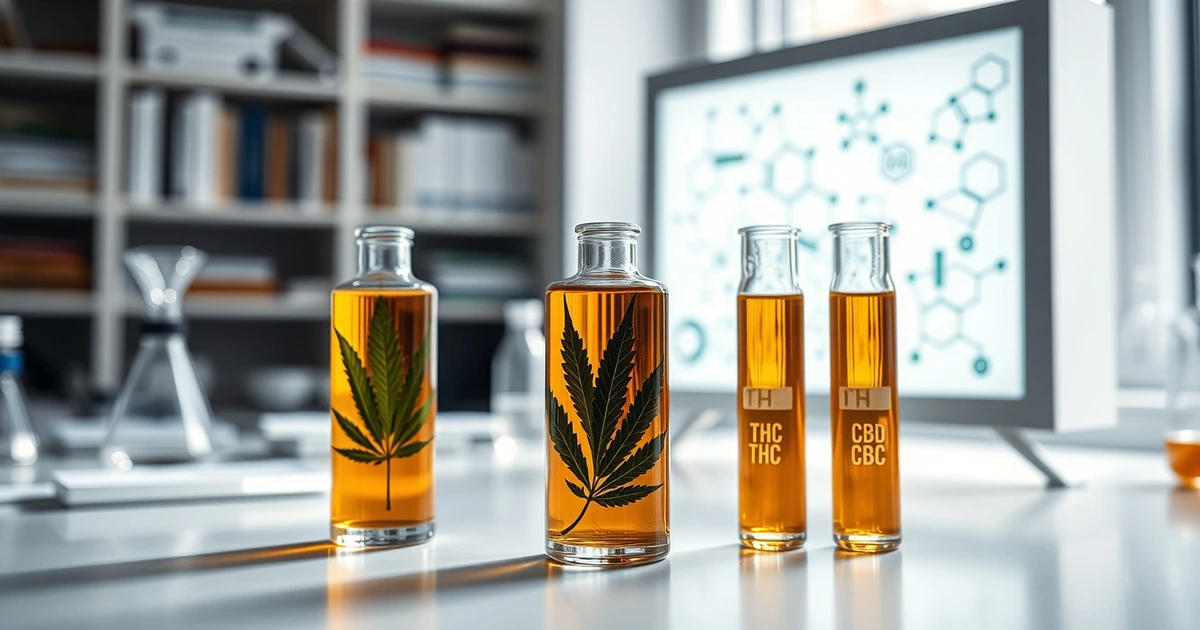 Cannabinoid biosynthesis research lab — THC CBD CBC origins science